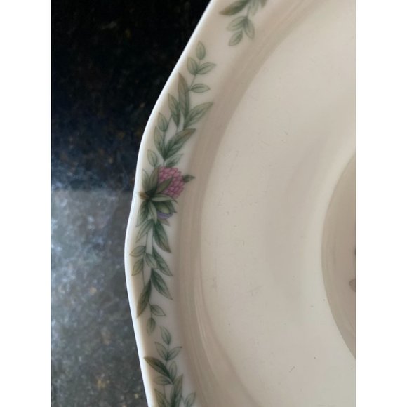 Noritake Gala Cuisine "Conservatory" 8 1/4" Salad Plates Japan (Qty. 4) - Picture 2 of 5